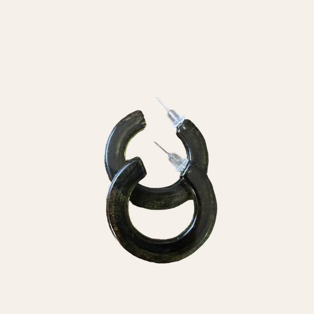 Green Call It Spring Hoops